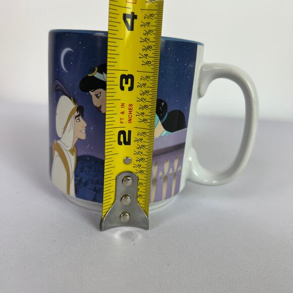 Disney Store Aladdin Coffee Cup Mug Animated Movie 90’s Genie Blue - Picture 11 of 12